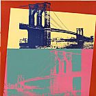 Andy Warhol Brooklyn Bridge painting